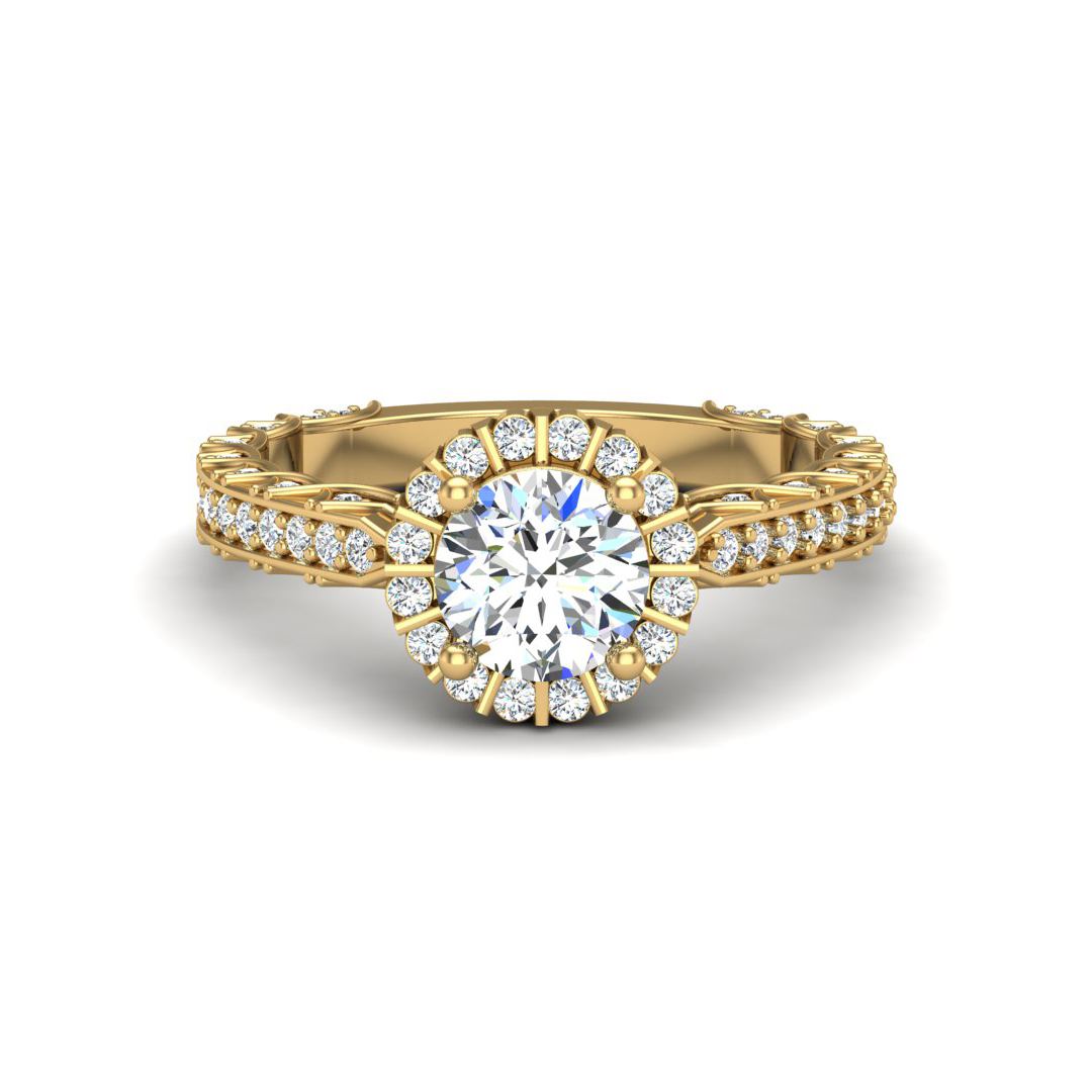 Sutton Halo Engagement Ring